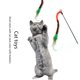 thumbnail image 2 of Cat Teasing Stick Colorful Pompom Feather Wand Fun Pet Teaser Rod Juguetes (05) Likrtyny Para estrenar, 2 of 9