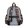 thumbnail image 3 of Mushroom and Moon Black Pattern Cute School Backpack with Padded Back and Adjustable Shoulder Straps 13.4"x11"x4.7", 3 of 5