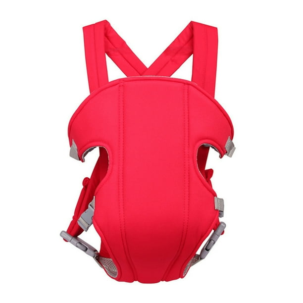 Herramienta de cintura Soporte ergonómico para portabebés de 3-16 meses Soporte frontal y posterior TOMSHOO Rojo