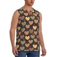 thumbnail image 2 of Balery Heart Camisetas sin mangas para hombre, absorbe la humedad y protege contra el mal olor.-Large, 2 of 7