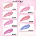 thumbnail image 5 of Misslyn Color Changing Shimmer Lipstick, Long Lasting Lip Care Moisturize Glitter Lip Stain Makeup, #15 Violet, 5 of 7