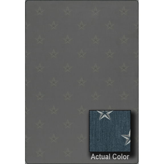 Milliken Imagine Area Rug NORTHERN STAR Northern Star Federal Blue 2' 8" x 3' 10" Rectangle