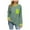 Green, variant on Yindaity Womens Oversized Striped Color Block Sweatshirts Long Sleeve Crewneck Casual Loose Fitting Pullovers Tops Shirts Black,XL