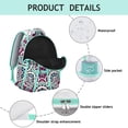 thumbnail image 4 of Mantra Bohemian Roomy Backpack&nbsp;- Extra Spacious School Backpack for High School & University, Waterproof Bookbag, Ideal Gift for Grads, 4 of 6