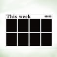 thumbnail image 4 of Blackboard Week Plan Calendar Blackboard Removable Black Board Wall Sticker Decals Planner Wall Stickers(Black), 4 of 9