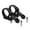 Black, variant on Mosiee 1 Pair Mountain Bike Split-Type Stems Aluminum Alloy Dual Crown Forks Direct Mount Stem for Dh Bicycle 31.8Mm Handlebar Part Purple