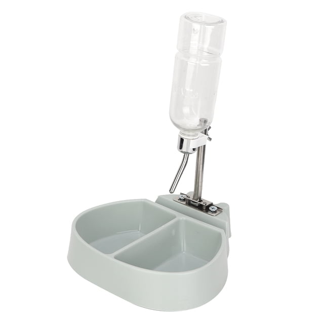 Mangeoire pour Animaux, Mangeoire Automatique 2 en 1 Fontaine à Boire pour Animaux Conçue à la Perfection