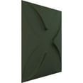 thumbnail image 2 of Ekena Millwork 11 7/8"W x 11 7/8"H Austin EnduraWall Decorative 3D Wall Panel, UltraCover Satin Hunt Club Green (Covers 0.98 Sq. Ft.), 2 of 6