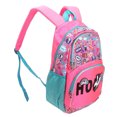 thumbnail image 5 of Mochila para niños de dibujos animados con lentejuelas, mochila de almacenamiento exquisita y colorida para estudiantes, rosa fluorescente + azul-verde, 5 of 5