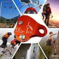 thumbnail image 3 of TNOBHG Climbing Fall Protection Device Fall Protection Self-locking Device Rope Clip Corrosion Resistant High-altitude Operation Mini Size Aluminum Magnesium, 3 of 8