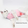 thumbnail image 5 of Cat Recovery Suit DOTON L Pink Post Surgery Soft Shirt, 5 of 5
