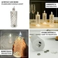Efavormart 3 Pack | 6" Warm White LED Rose Halo Battery Operated Candle ...