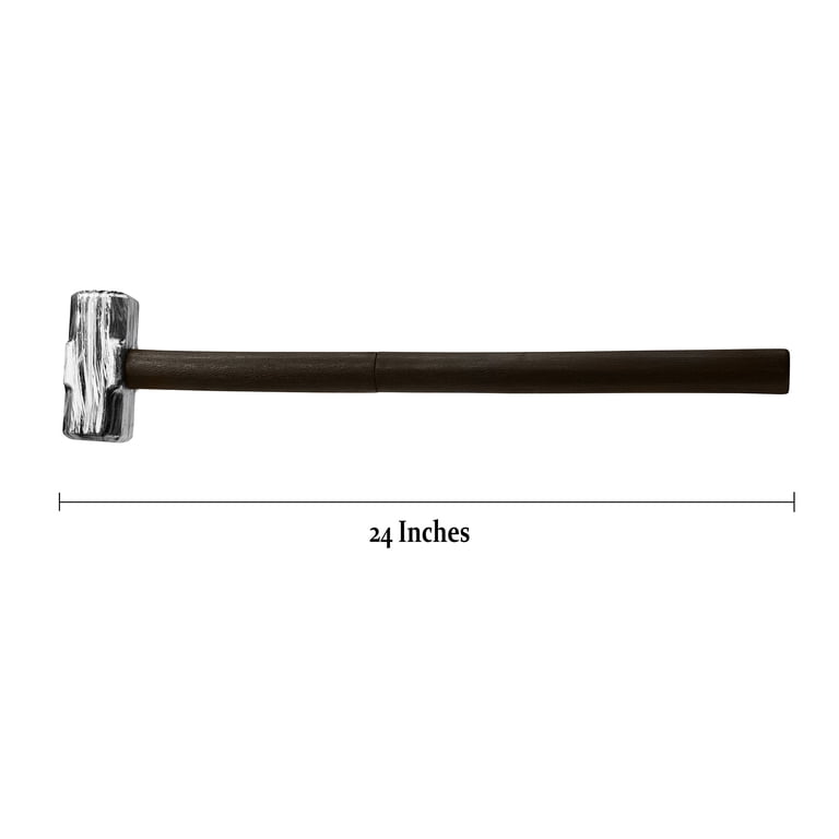 Nicky Bigs Plastic Sledge Hammer Prop - 24 Inch Realistic Cosplay Halloween