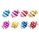 thumbnail image 5 of 8 globos de helio con forma de caramelo, globos de aluminio, globos redondos de papel de aluminio con rayas y lunares, globos de Mylar para fiestas, bodas y ceremonias (color aleatorio)., 5 of 5