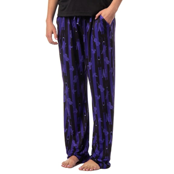 Wednesday Addams Women's Nevermore Academy Allover Print Sleep Pajama Pants