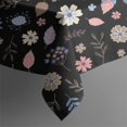 thumbnail image 5 of Pioneer Flower Floral Print Pattern Square Tablecloth, Waterproof Wipeable Spillproof Washable Table Cover for Home Kitchen Party Decor, 42"x42", 5 of 6
