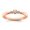 Pink, variant on Diamond2Deal 14k White Gold Beaded Edge Petite 3-Stone 1/15 carat Round Diamond Complete Promise/Engagement Ring for Women Size- 7