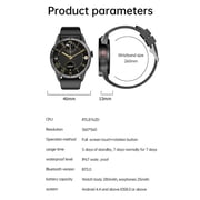 Rainbuvvy R6 Smart Watch 1.32 Inch Built-in Bluetooth Headphones 100 Sports Modes Sports Watch