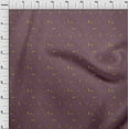 thumbnail image 4 of oneOone Polyester Spandex Purple Fabric Line Drawing Leaf Craft Projects Decor Fabric Printed By The Yard 56 Inch Wide, 4 of 4
