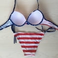 thumbnail image 5 of GZWYHT Womens Bikini Swimsuits Usa Swimsuit Women Patriotic Bikini Red White and Blue Bikini American Bathing Suits for Women Blue L, 5 of 8