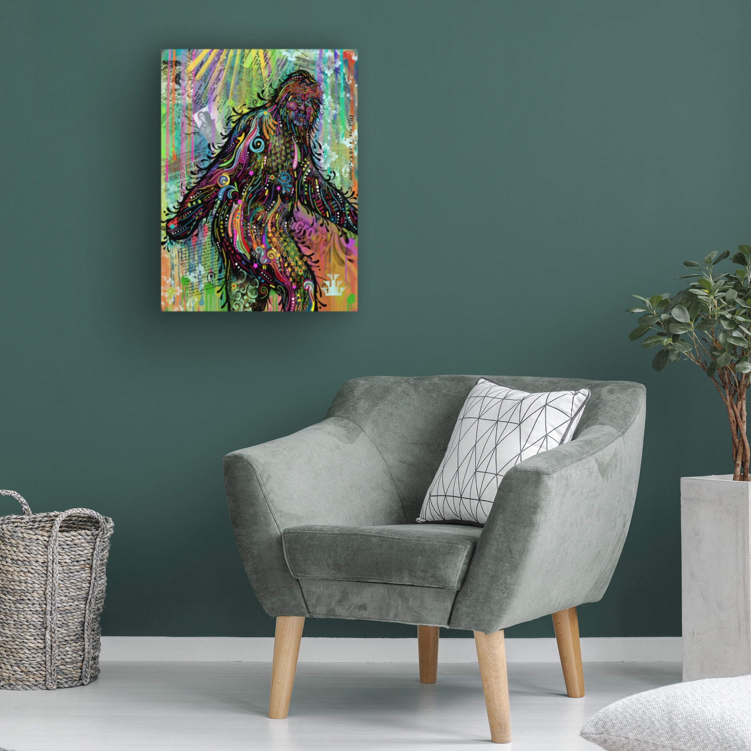 Dean Russo 'Bigfoot' Canvas Art