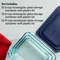 thumbnail image 2 of Pyrex Glass Rectangle Storage Set, 6 Piece, 2 of 5