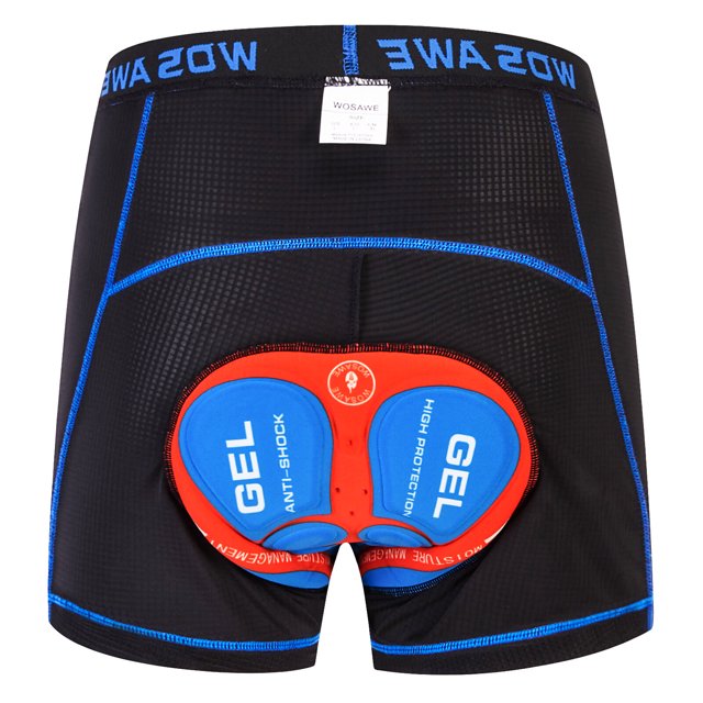 TFixol Hombres Ciclismo Ropa Interior Pantalones Cortos Ligero Transpirable Gel Acolchado MTB Ciclismo