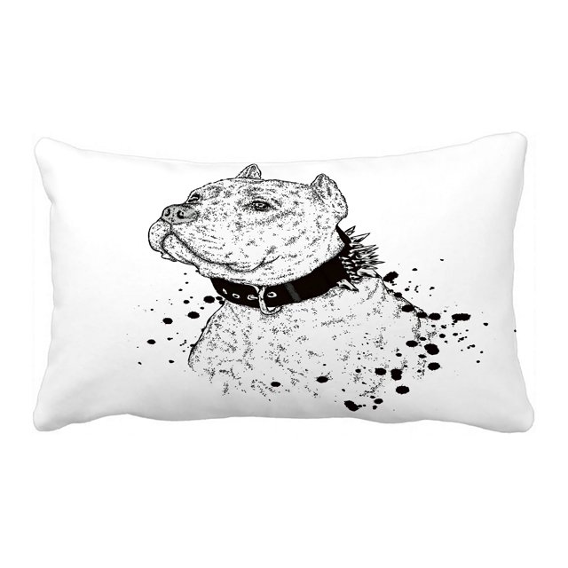 ABPHQTO A Beautiful Pit Bull Funda de Almohada Funda de Almohada Protector de Almohada Cama 50x75 cm