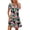 Black Floral DH238, variant on Women's Casual A-Line Dress with Pockets Summer Beach Floral Tshirt Dress Short Sleeve Dress Flowy Sundresses