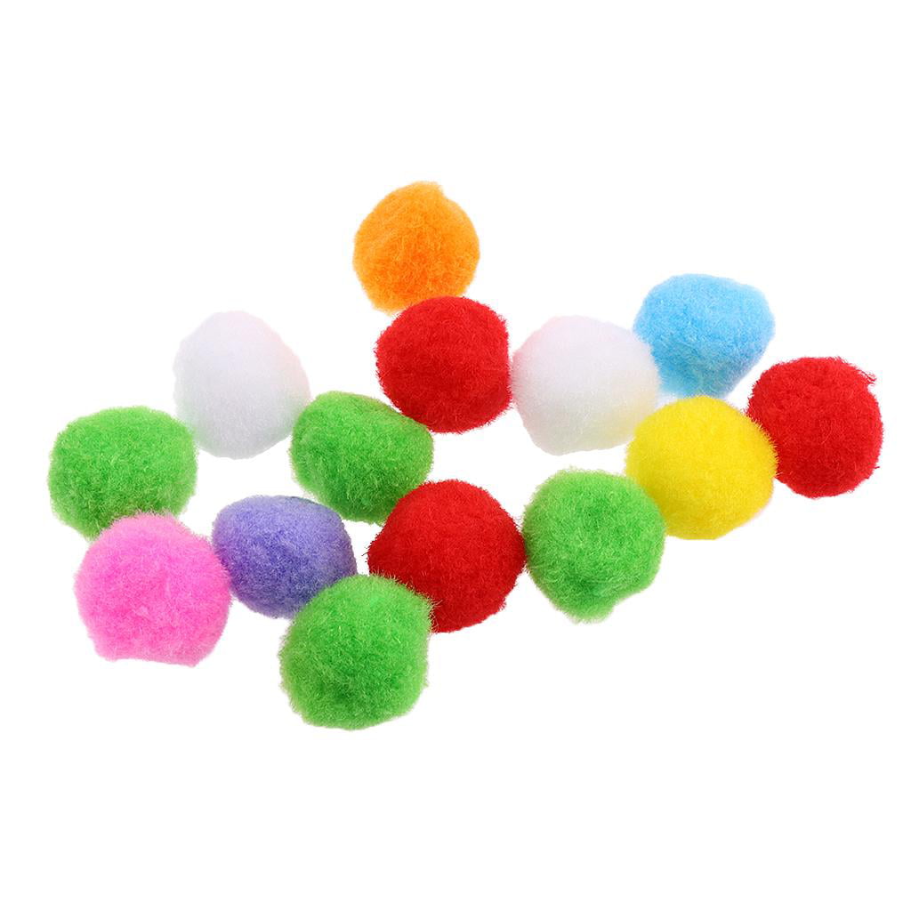 100/500/1000pcs Felt Balls Pompom Balls for DIY Crafts 10/15/25/30/40/50mm 
