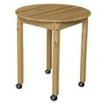 thumbnail image 5 of Wood Designs 83618C6 36 in. Mobile Round Hardwood Table With 18 in. Legs, 5 of 7