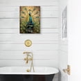 thumbnail image 4 of Religious Peacock Canvas Wall Art Christian Peacock Painting Wall Decor Framed God Says You Are Bible Verse Posters Home for Living Room Bedroom Bathroom Decoration 12x16 inch, 4 of 6