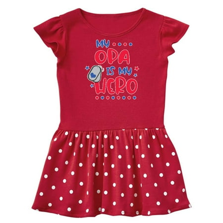 

Inktastic Memorial Day My Opa is My Hero Gift Baby Girl Dress
