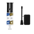 thumbnail image 2 of Metal Repair Glue AB | Industrial Cold Weld High-Strength Adhesive | Epoxy Resin Paste for Cracks, Cast Steel, Tanks, Concrete | Heat Resistant to 150°C | 2 Pack | Multi-Surface Bonding, 2 of 9