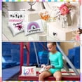 thumbnail image 4 of Bolsa de maquillaje Kacctyen Gymnasia, 30 unidades, de lona para mujeres y niñas, 4 of 6
