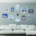 thumbnail image 2 of Gran reloj de pared negro de una sola aguja sin esfera Mecanismo de movimiento Eje longitudinal alto con agujas de 31,5 cm de largo Sailing Electrónica, 2 of 4