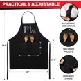 thumbnail image 3 of Prazoli His and Her Aprons - Mr Mrs Established 2024 Couples Engagement Gift, Cute Bridal Shower Gift Anniversary Wedding Registry Items & Decoration, Housewarming Gifts For New Home Newlywed Gift, 3 of 9