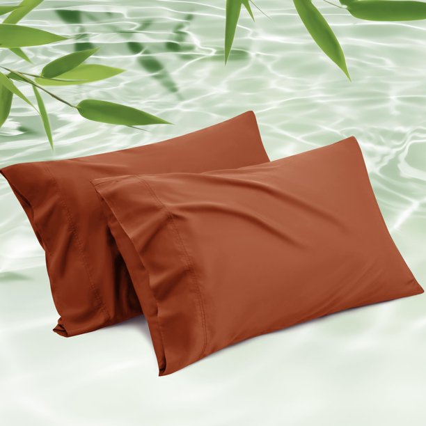 Juego de 2 Fundas de Almohada Bedsure King Size de Bambú con Rayón Fresco