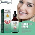 thumbnail image 2 of Gotas de suero reparador de encías rápidamente para aliviar la retracción de las encías, el cuidado de las ampollas periodontales, blanquear los dientes y eliminar el dolor de muelas amarillas, pasta, 2 of 5