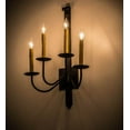 thumbnail image 3 of Meyda Tiffany 166717 Primitive 4 Light 24" Tall Wall Sconce - Black, 3 of 3