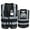 Black-Drone Pilot, variant on A-SAFETY Reflective Security Safety Vests Heavy Duty with 7 Pockets and Front Zipper