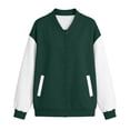 thumbnail image 4 of Zip Up Hoodies for Women Long Sleeve Oversized Hooded Sweatshirts Full Zip-up Drawstring Hoodies, Long Sleeve Jackets, Solid Color Sweatshirt, Fall Fashion Clothes, Daily Wear, Loungewear, 4 of 6
