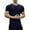 Navy, variant on Men's Basketball Training T Shirt Stretch Muscle Fit Sports Performance Short Sleeve Athletic Active Workout Top Mens Basic Tee Shirts Summer Classic T-Shirts