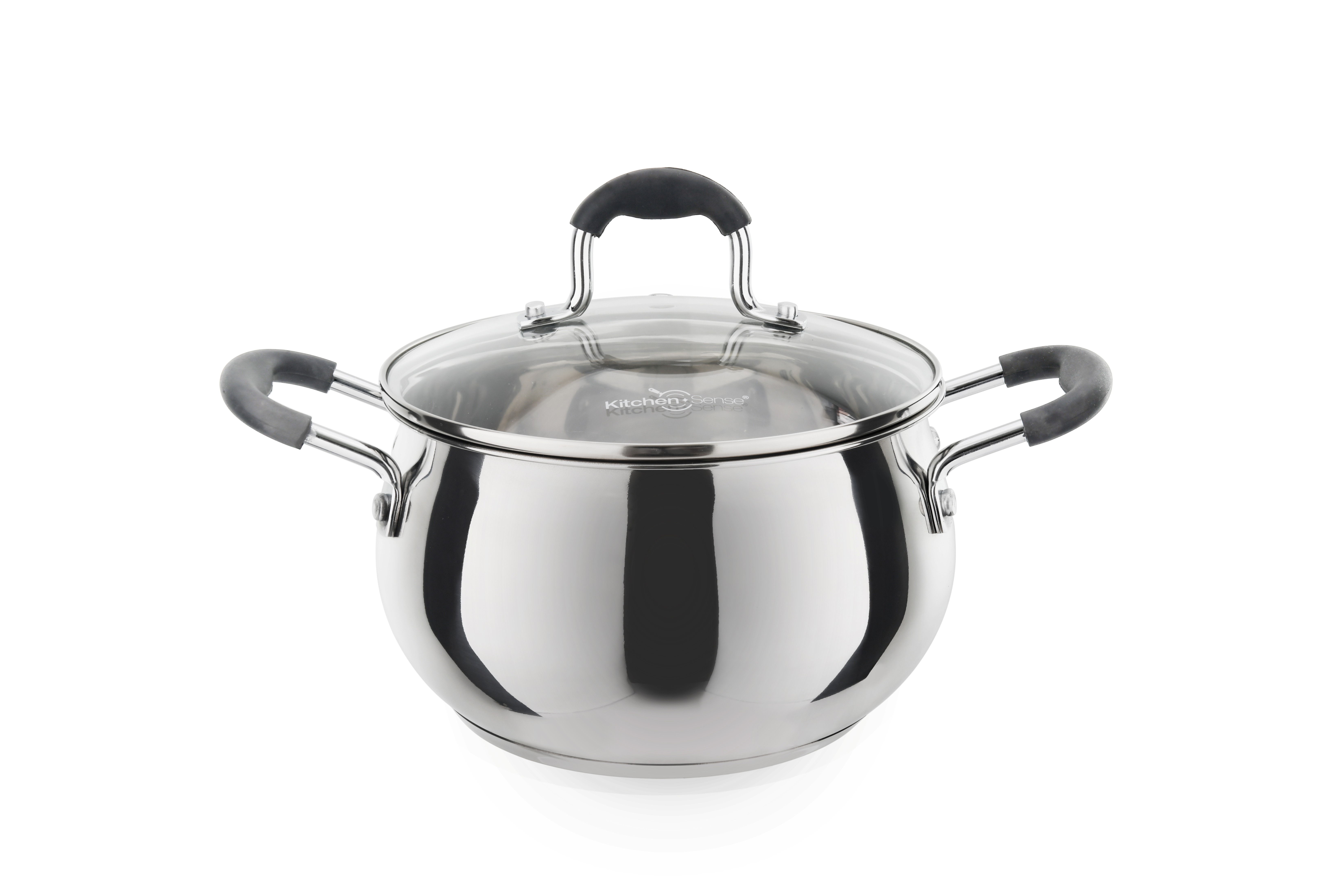 Kitchen Sense Stainless Steel Sauce Pot with Vented Lid