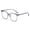 gray, variant on Square Blue Light Glasses Men And Women Uv Blocking Computer Glasses Transparent Lens Glasses-Gray