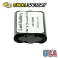 thumbnail image 4 of 3pc Exell 3.6V 800mAh Rechargeable Custom Battery Pack, 4 of 4