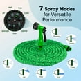 thumbnail image 2 of PortableOut 150ft Expandable Flexible Garden Water Hose, 3/4", 7 Sprayer Nozzle, Nylon, Outdoor, 2 of 6