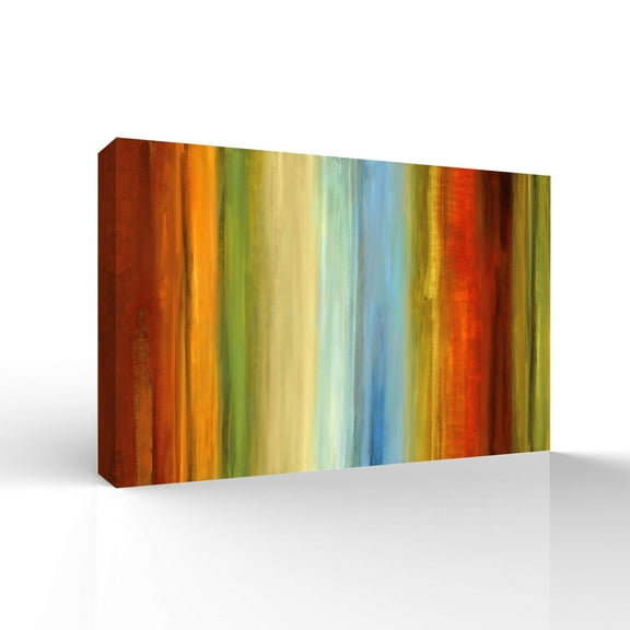 Wall26-Canvas Wall Art-Abstract Colorful Lines-Giclee Painting Wall Art for Bedroom Living Room Home Decoration - 32x48 inches