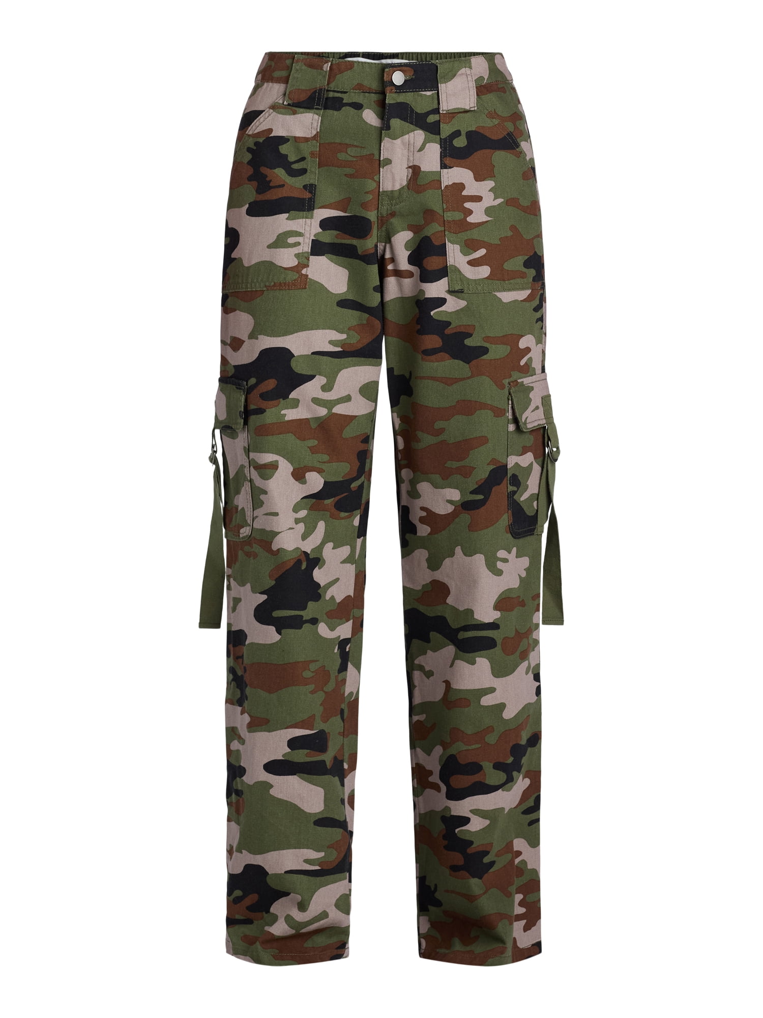 Tinseltown Juniors Twill Cargo Pants, 32" Inseam, Sizes XS-XXXL