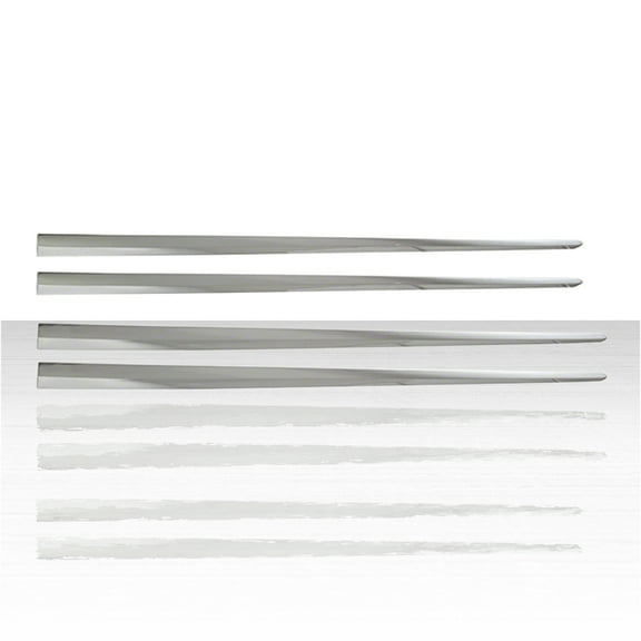 Body Side Molding Set (Raised/Chrome) for 2009-2016 Dodge Ram 1500 Mega Cab